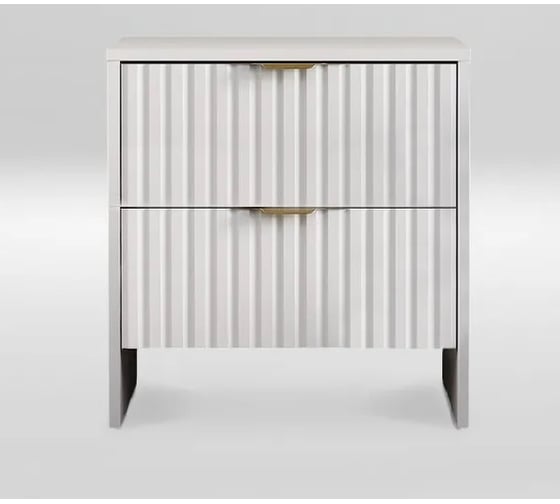 Изображение товара Тумба Ridberg LUGANO 2Я Белый/Золото 2 шт комплект 1214749