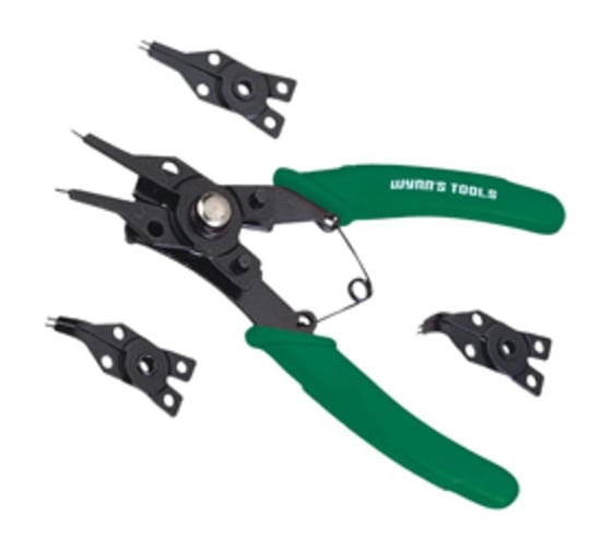 Изображение товара Съемник стопорных колец WYNNS 000000175мм 175мм + 4 насадки  WNS01 00000017672