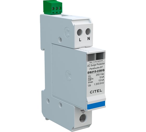 Изображение товара Устройства защиты от импульсных перенапряжений Citel тип 3 DS215S-230/G 451731