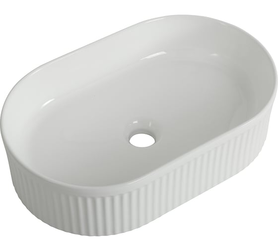Изображение товара Раковина керамическая BelBagno накладная, овальная BB1497