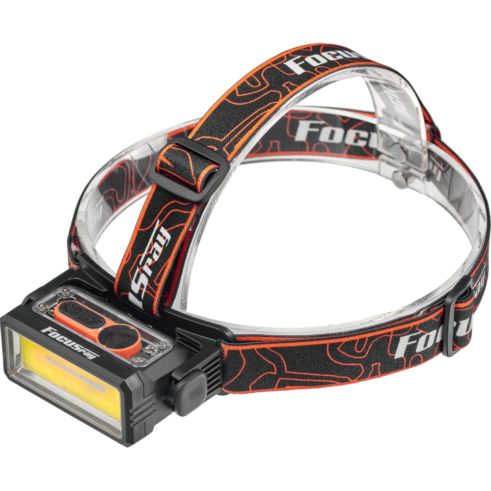 Изображение товара Фонарь налобный Focusray 1322 с защитой IP44, 200 лм, 7 режимов, USB/type-C