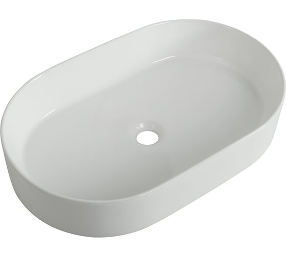 Изображение товара Раковина керамическая BelBagno накладная, овальная, 610x385x120 BB1479