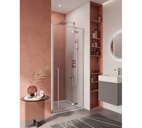 Изображение товара Душевая дверь Cezares LINER-B-12-100-C-Cr-R