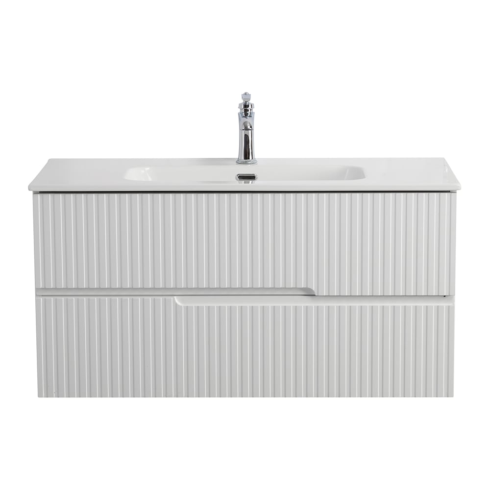 Изображение товара База под раковину CEZARES DUET-N с двумя ящиками Bianco Lucido