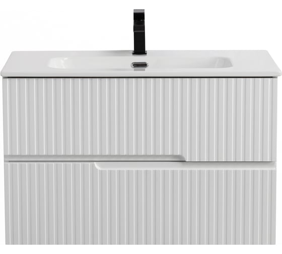 Изображение товара База под раковину CEZARES DUET-N подвесная с двумя выкатными ящиками, Bianco Lucido, 900x457x500, DUET-N-900-2C-SO-BL