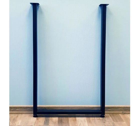 Изображение товара Подстолье для стола Parallax 990 450 40 прямоугольное регулируемое Лофт металлическое барное черное 1 шт. 46BX0450410990-PRM