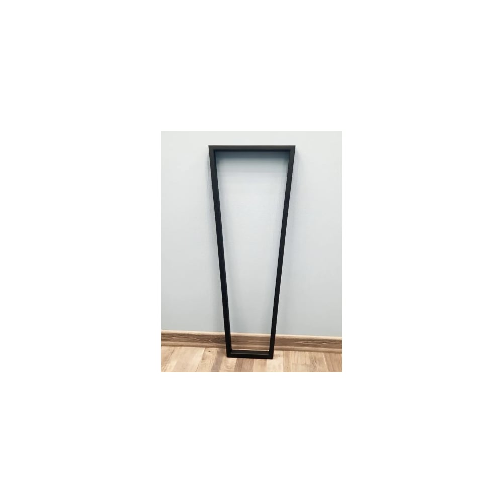 Изображение товара Подстолье для стола Parallax Трапеция 925х350х40 мм металл лофт черное