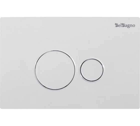 Изображение товара Кнопка смыва BelBagno белая глянцевая BB082BL
