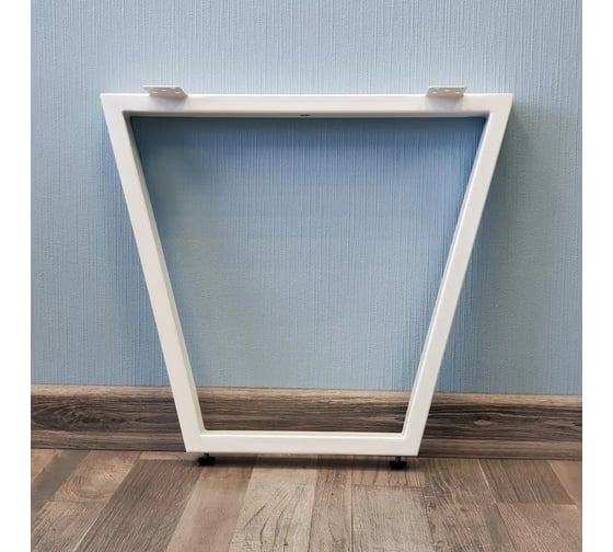 Изображение товара Подстолье для стола Parallax белое с регулировкой Трапеция Лофт 550 350 40 мм барное металлическое 1 шт. 46WN035020055-TRP