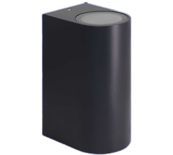 Изображение товара Светильник фасадный truEnergy с рассеивателем под лампы 2xGU10 IP54 черный/алюминий 26008