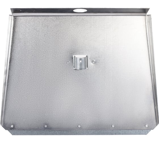 Изображение товара Лопата снеговая Грандмастер трехбортная, 50х43 см, Ла-3б, алюминий 1,5 мм, планка металлическая на клепках, без черенка 700344