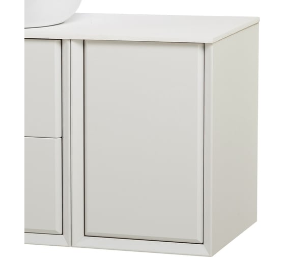 Изображение товара Шкафчик подвесной CEZARES BELLAGIO с одной дверцей, совместимый с базой под раковину, Bianco opaco, 35x46x48 54862