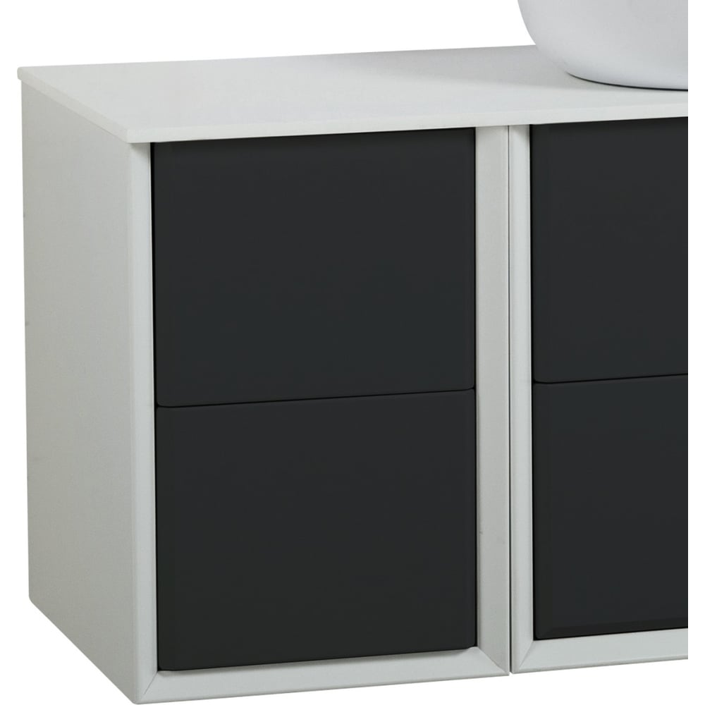 Изображение товара Шкафчик подвесной CEZARES BELLAGIO 35x46x48 см графит современный стиль