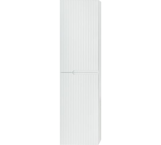 Изображение товара Шкаф подвесной CEZARES DUET с двумя распашными дверцами с доводчиками, с полками, универсальный, Bianco Lucido, 400x300x1500 DUET-1500-2A-SC-BL