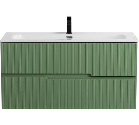 Изображение товара База под раковину CEZARES DUET-N подвесная с двумя выкатными ящиками, Фисташковый Софт, 1000x457x500, DUET-N-1000-2C-SO-PS-P