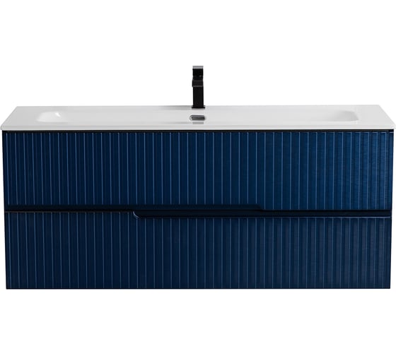 Изображение товара База под раковину CEZARES DUET-N подвесная с двумя выкатными ящиками, Sapfiro, 1200x457x500, DUET-N-1200-2C-SO-SPF-P