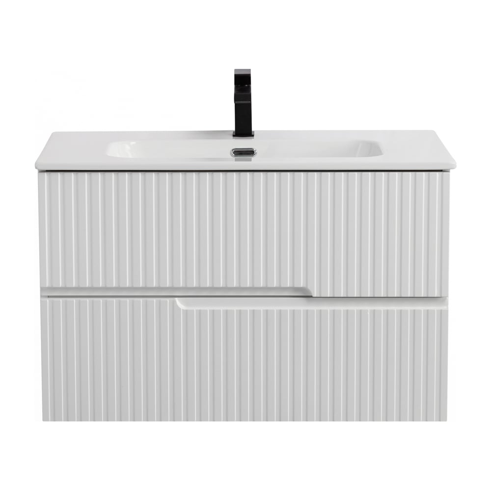 Изображение товара База под раковину CEZARES DUET-N с двумя ящиками Bianco Opaco