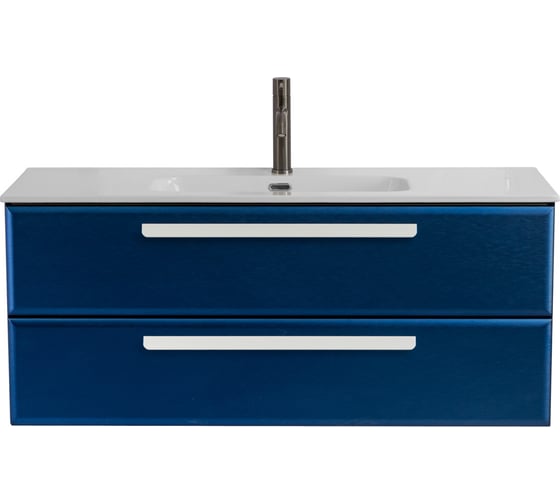 Изображение товара База под раковину CEZARES ECO-CER-N подвесная с двумя выкатными ящиками, Sapfiro, 1200x457x500, ECO-CER-N-1200-2C-SO-SPF-P