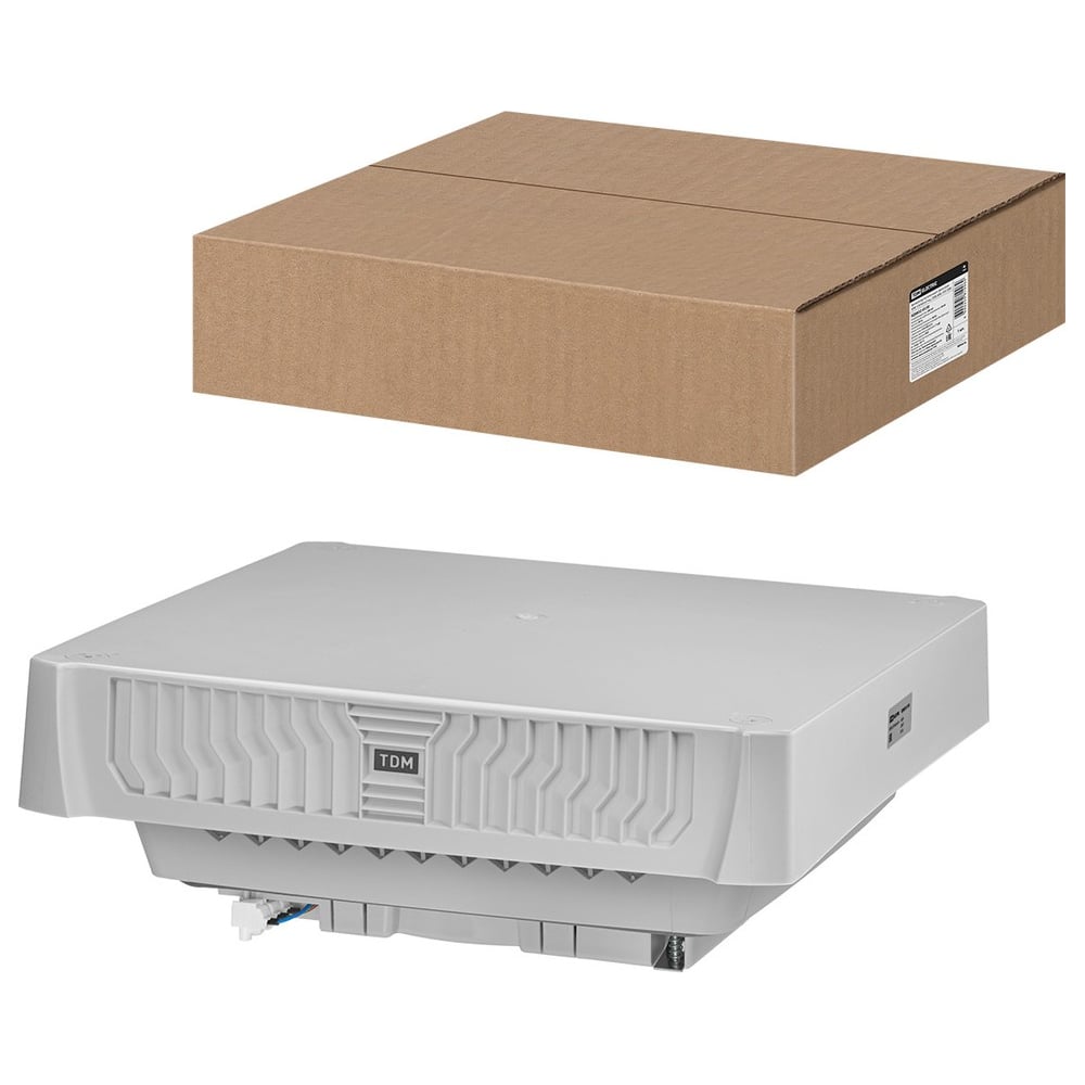 Изображение товара Вентилятор потолочный TDM ELECTRIC с фильтром ВПФ 570/430 м3/час, 230В, 60Вт, IP55 TDM SQ0832-0130