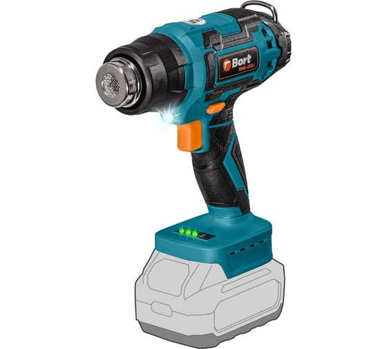 Изображение товара Фен технический аккумуляторный BORT BHG-20Li (без АКБ и ЗУ) 93418378