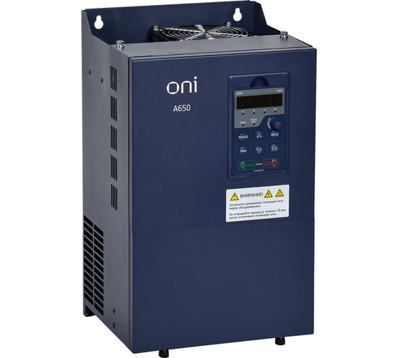 Изображение товара Преобразователь частоты ONI A650 380В 3Ф 55кВт 112А M A650-33E55M