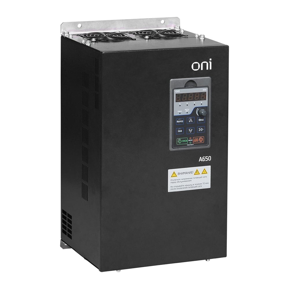 Изображение товара Преобразователь частоты ONI A650 380В 3Ф 45kW 91А модель A650-33E45