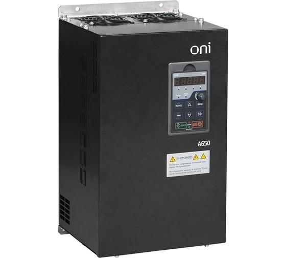 Изображение товара Преобразователь частоты ONI A650 380В 3Ф 45kW 91А A650-33E45