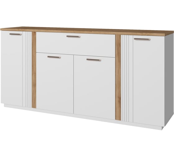 Изображение товара Тумба Anrex MATEO 4D1S белый/дуб наварра 734335