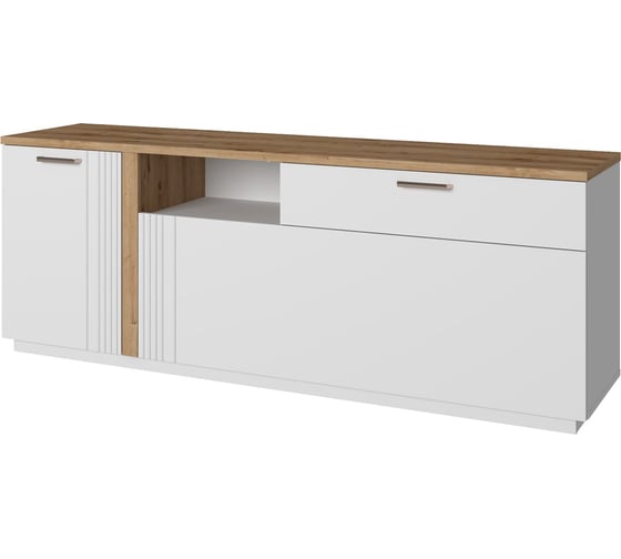 Изображение товара Тумба Anrex MATEO RTV 2D1SN белый/дуб наварра 732258