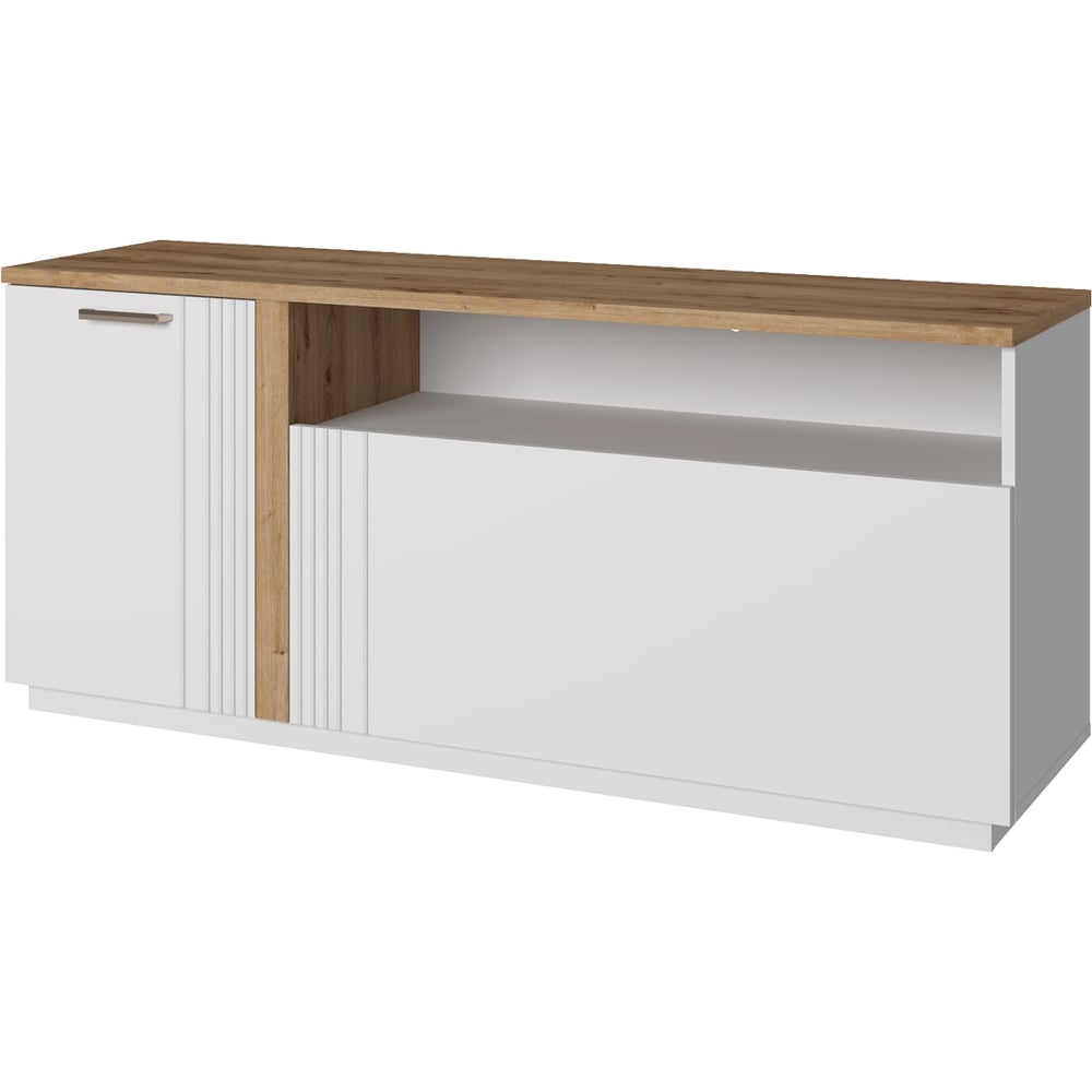 Изображение товара Тумба Anrex MATEO RTV 2DN белый дуб наварра для хранения мебели