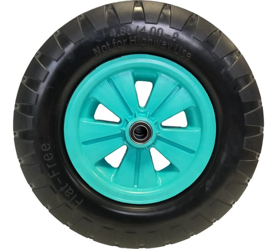 Изображение товара Колесо пенополиуретановое ООО РВ Пласт 4.80/4.00-8, ступица 20 мм 0258