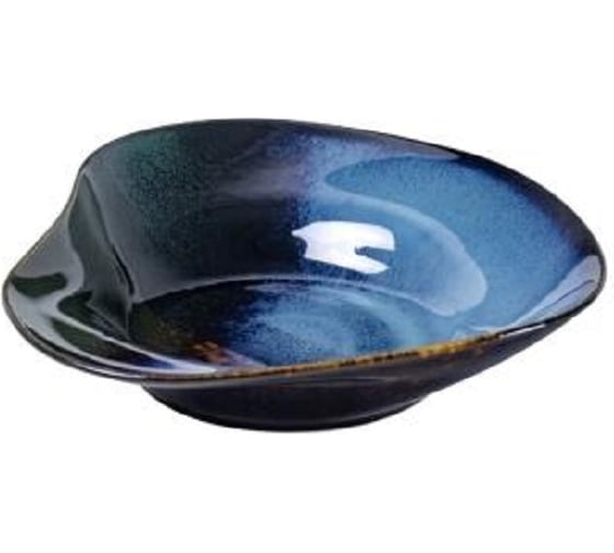 Изображение товара Тарелка Homium Aura, диаметр 25.5 см, синий platetaura06