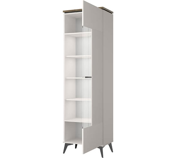 Изображение товара Шкаф с витриной Anrex VINATI 1V персидский жемчуг/амарок 741524