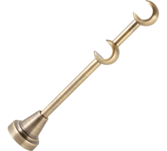 Изображение товара Металлический стеновой кронштейн ООО АС Март диаметр 19/19 мм, антик, 13/20 см 4812634099888