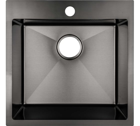 Изображение товара Мойка сварная VIDAGE VS-5050, 50x50x21.5 см, цвет черный, нерж сталь 1602002