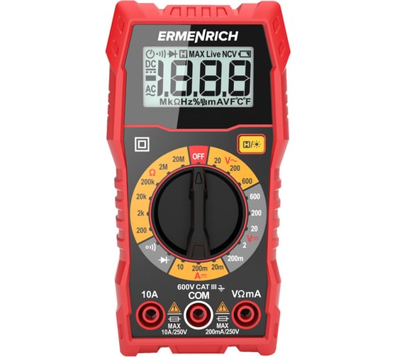 Изображение товара Цифровой мультиметр Ermenrich (Эрменрих) Zing TC07 82978