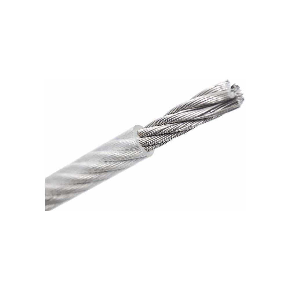 Изображение товара Канат в оболочке Сварком 5/6 мм (6х19), 20 м, серый