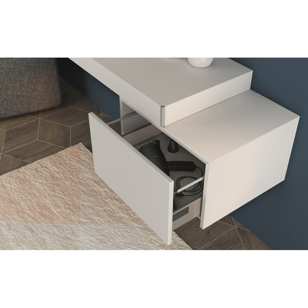 Изображение товара Подвесной шкафчик CEZARES TAVOLONE с выдвижным ящиком 75x43x30 см Bianco Opaco