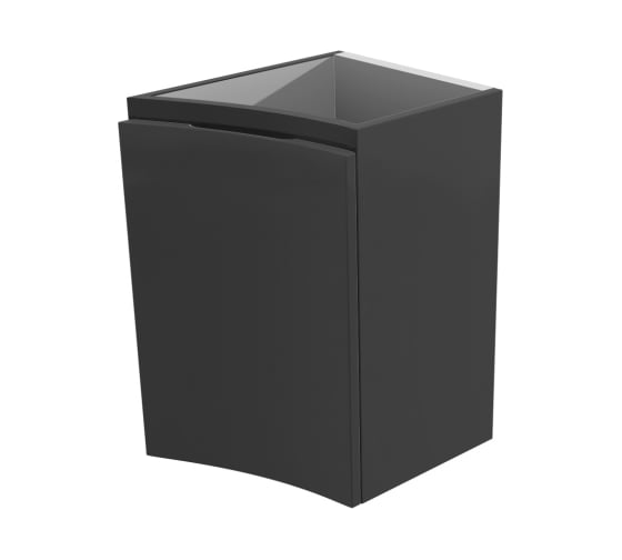 Изображение товара Подвесной шкафчик CEZARES VAGUE с одной распашной створкой, правый, Antracite, 34x41x55 44223