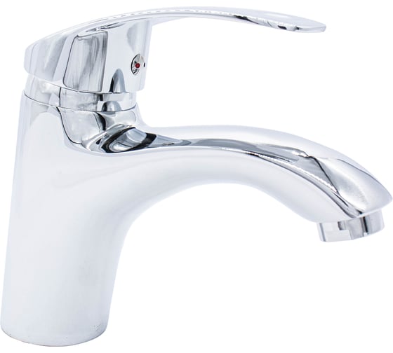 Изображение товара Смеситель для умывальника Doron DL 2356, шаровый, хром, излив короткий, 019635