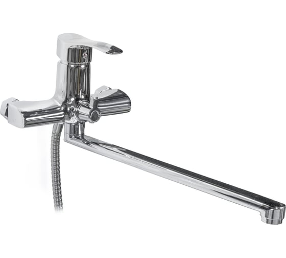 Изображение товара Смеситель для ванны Doron DВ 2151-35L, шаровый, хром, излив 350 мм, лейка 1 режим 016339