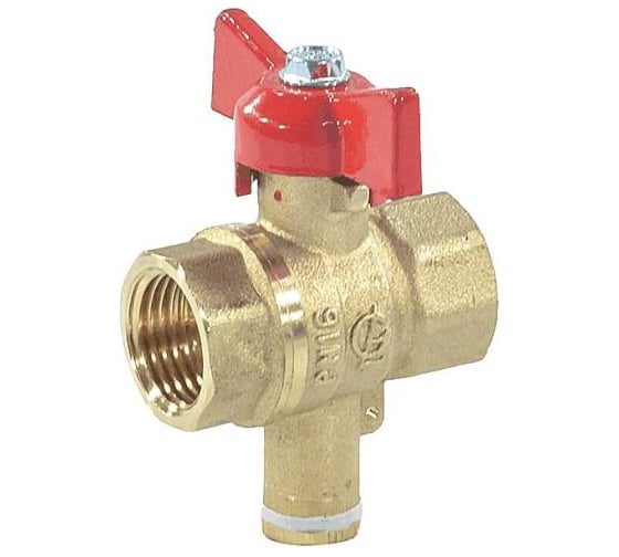 Изображение товара Кран для термодатчика ГАЛЛОП латунь, Ду15, Ру40, бабочка 107288 032-1773