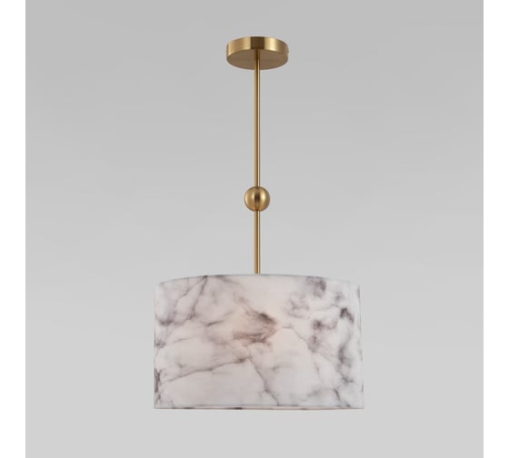 Изображение товара Потолочный светильник Eurosvet Brume с тканевым абажуром 60174/3 латунь a069023