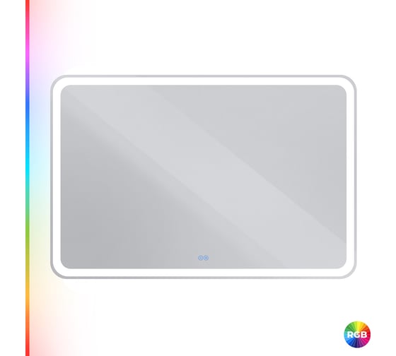 Изображение товара Зеркало со встроенной разноцветной подсветкой RGB и сенсорным выключателем Cezares MULTICOLORE , 12V, 220-240V, 1200x800x30 CZR-SPC-MC-1200-800-RGB-TCH