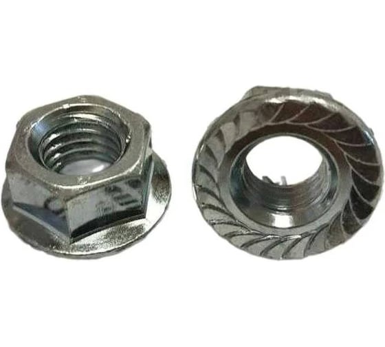 Изображение товара Гайка ОПМ DIN 6923 М16 10 zn с рифлением 100 шт. УТ000073594