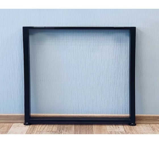 Изображение товара Подстолье для журнального столика Parallax О-образное, 400 450 40x20 мм, Лофт, регулируемое, металлическое, черное, 1 шт. 83BX045041040-PRM