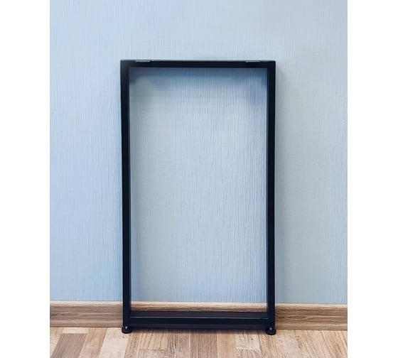 Изображение товара Подстолье для стола Parallax О-образное 1025 550 40x20 мм Лофт регулируемое металлическое черное 1 шт. 83BX055051102-PRM