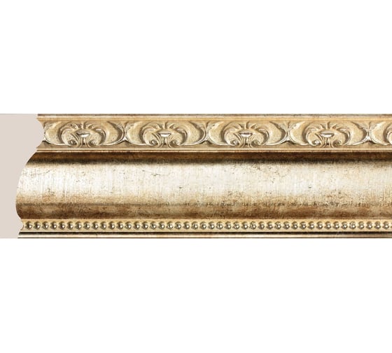 Изображение товара Потолочный плинтус Cosca Decor интерьерный багет, 50x22x2400 мм, Бронза СПБ016598