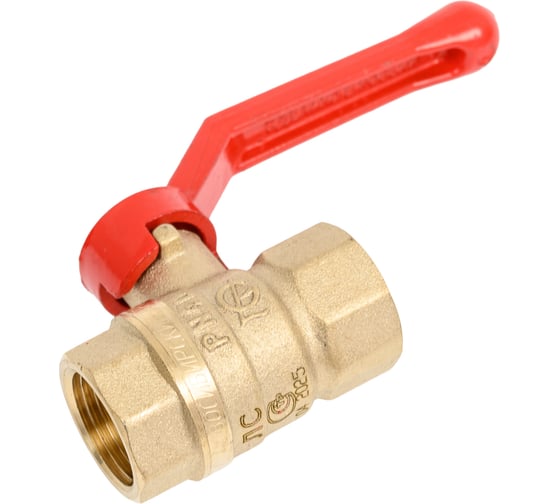 Изображение товара Кран шаровый латунный ГАЛЛОП Станд 220 Ду15, Ру40 м/м, рычаг 0107150 109-1238