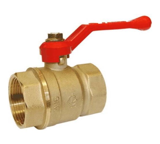 Изображение товара Кран шаровый латунный ГАЛЛОП Станд 220 Ду25, Ру40 м/м, рычаг 107154 109-1338